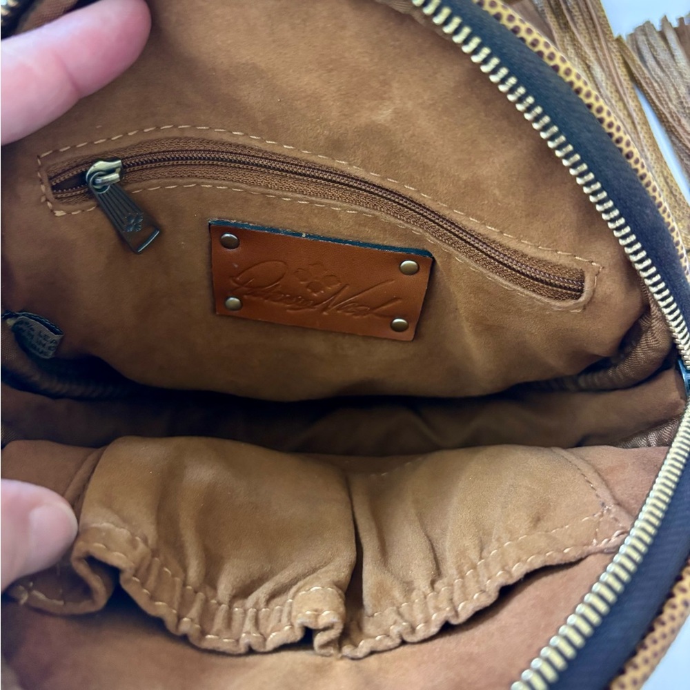Patricia Nash Canteen Scafatti Lizard Round Crossbody Bag - Picture 5 of 10